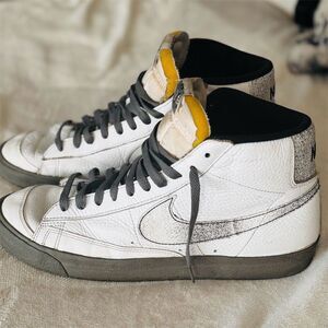 Nike Blazer Mid '77 Men's White Hip-Hop 50th Anniversary Sneakers Size 12